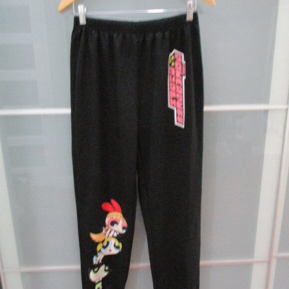 Powerpuff Girls Sweatpants Cartoon Network Black - Picture 1 of 6